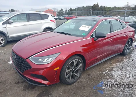 2023 Hyundai Sonata Sel Plus z USA, uszkodzony, nr VIN KMHL44J29PA275181